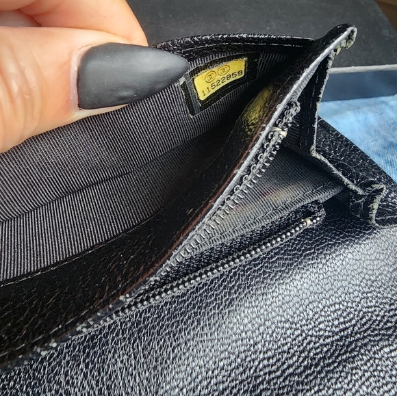 CHANEL Metallic Quilted Bi Fold Wallet - Picture 11 of 15